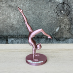 Statuetta a forma di ginnasta ginnastica ritmica ginnastica artistica trofeo ginnasta