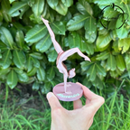 Statuetta a forma di ginnasta ginnastica ritmica ginnastica artistica trofeo ginnasta