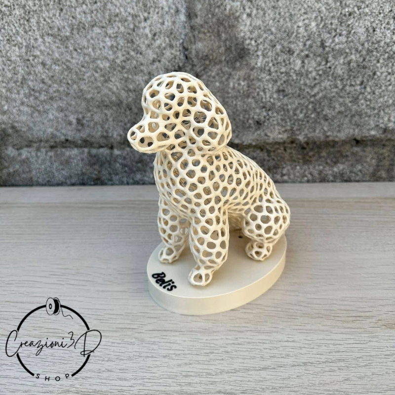 barboncino luminoso beige stampa 3d