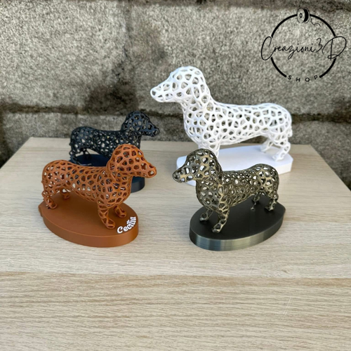 bassotti luminosi traforati stampa 3d idea regalo personalizzata