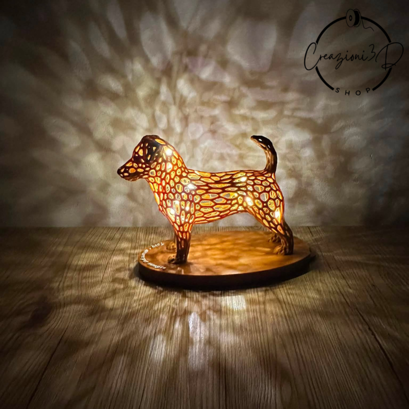 idea regalo personalizzata cane jack russel statuetta cane personalizzata