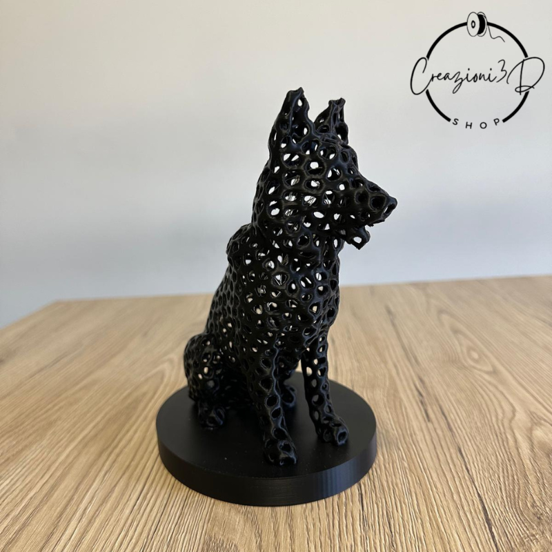 cane pastore tedesco luminoso decorazione moderna