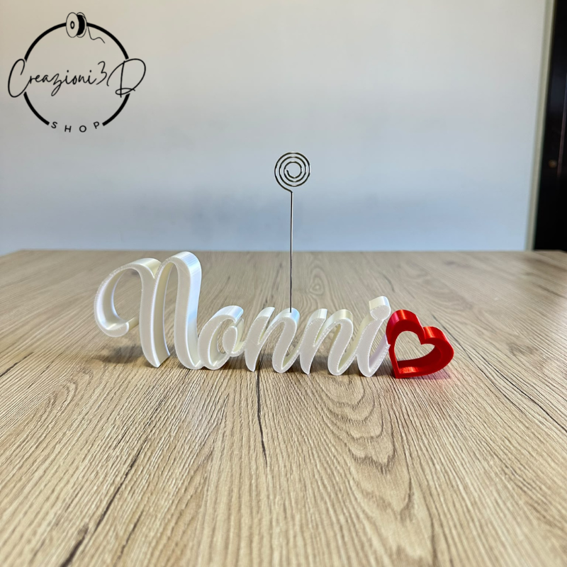 cosa regalare festa dei nonni originale economico portafoto stampa 3d