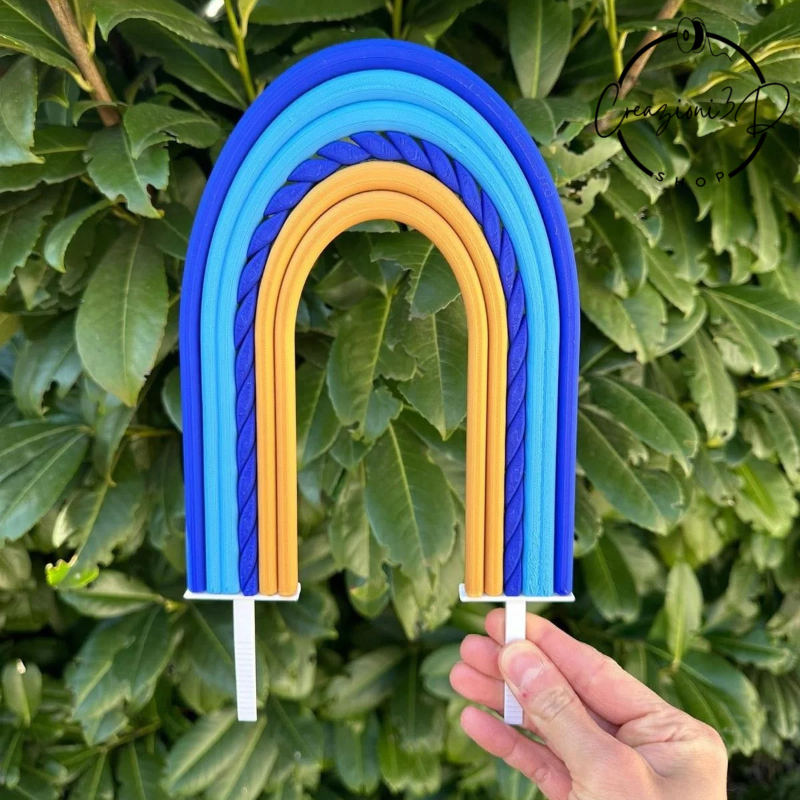 Cake topper arcobaleno