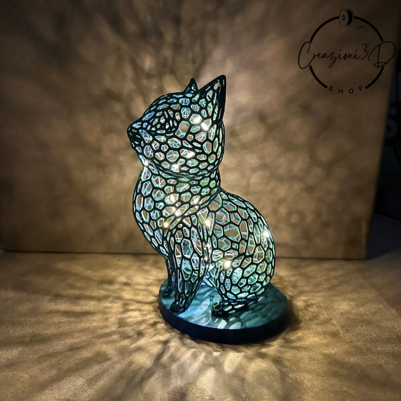 gatto stampa 3d in PLA