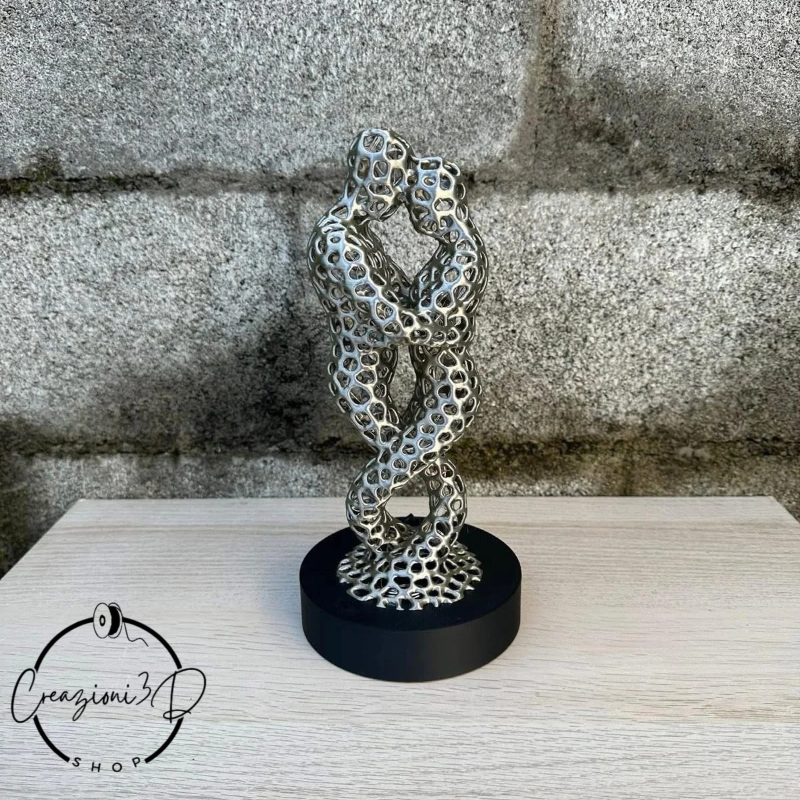 coppia abbraccio luminoso stampante 3d