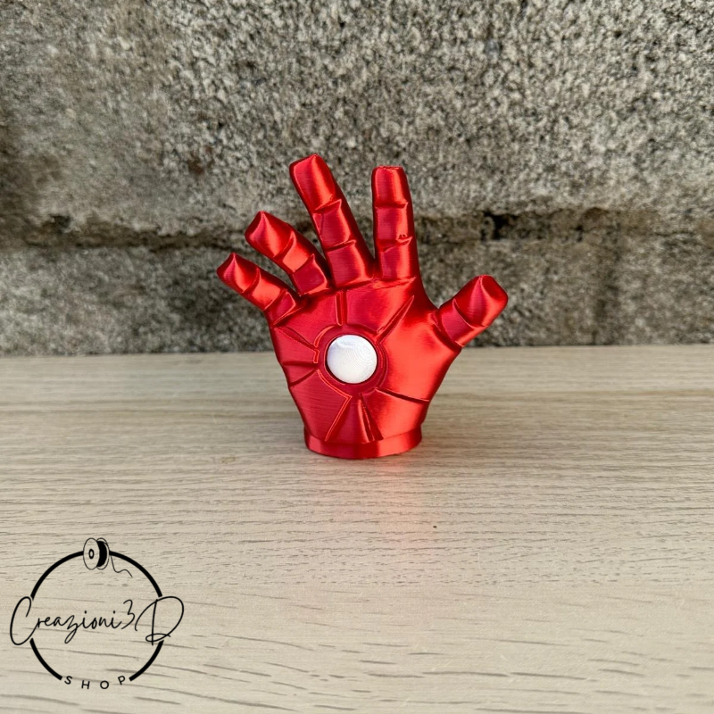 modellino mano iron man riproduzione stampa 3d