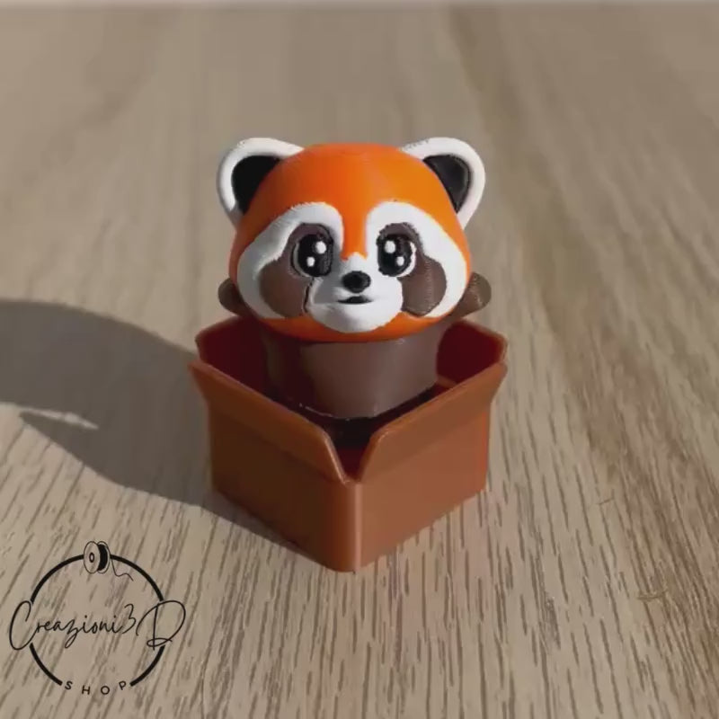 fidget panda rosso video antistress da schiacciare