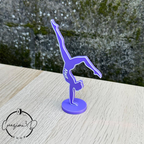 statuetta con nome ginnasta